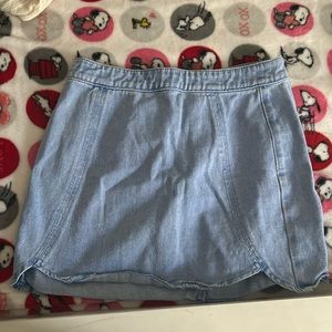 Kendall and Kylie denim skirt